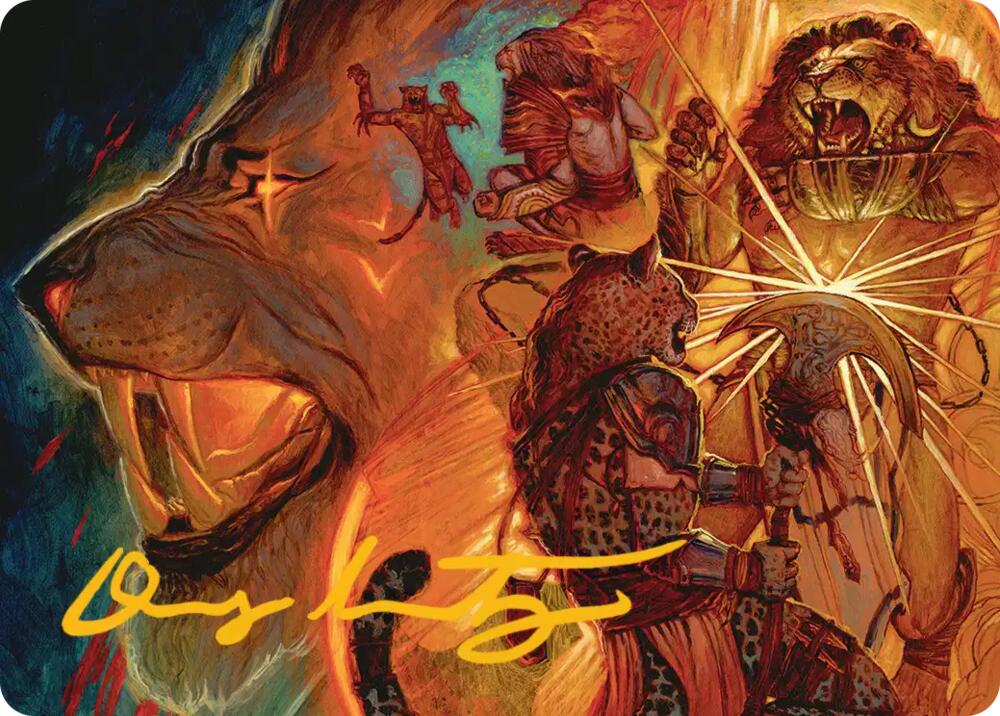Way of the Warlord Art Card (Gold-Stamped Signature) (33) [Reality Fracture Art Series] | Boutique FDB TCG