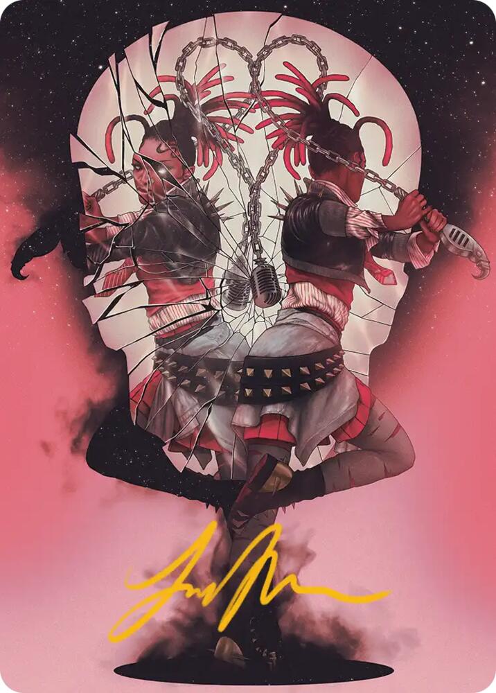 Face Yourself Art Card (Gold-Stamped Signature) (50) [Reality Fracture Art Series] | Boutique FDB TCG