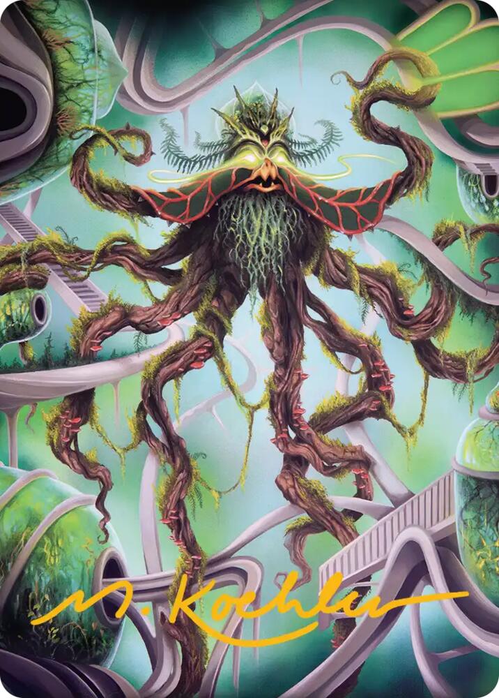 Verdant Kraken Art Card (Gold-Stamped Signature) (53) [Reality Fracture Art Series] | Boutique FDB TCG