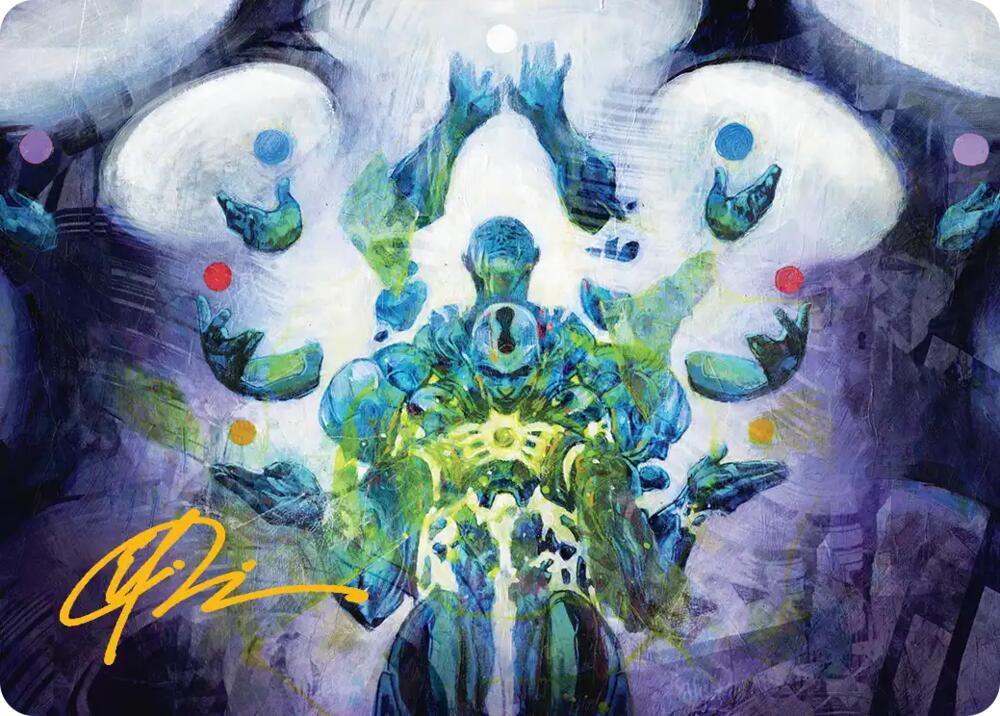 Avatar of Burgeoning Echoes Art Card (Gold-Stamped Signature) (24) [Reality Fracture Art Series] | Boutique FDB TCG