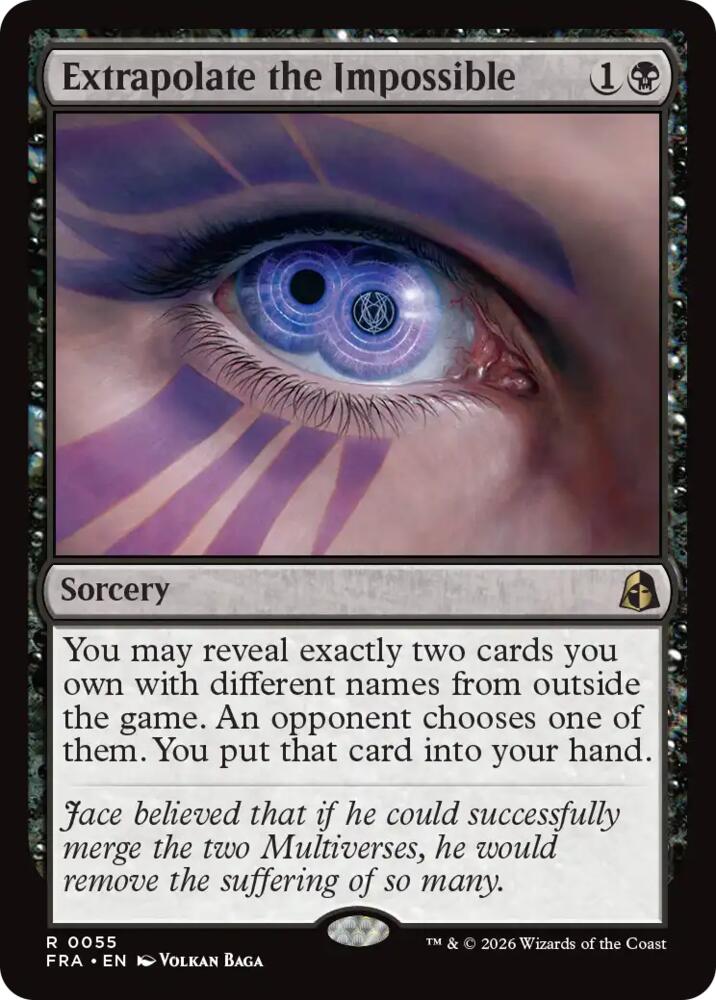 Extrapolate the Impossible (55) [Reality Fracture] | Boutique FDB TCG