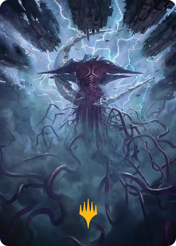 Emrakul, the Exigent Doom Art Card (Gold-Stamped) (1) [Reality Fracture Art Series] | Boutique FDB TCG