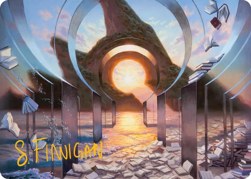 Deserted Beach Art Card (Gold-Stamped Signature) (30) [Reality Fracture Art Series] | Boutique FDB TCG