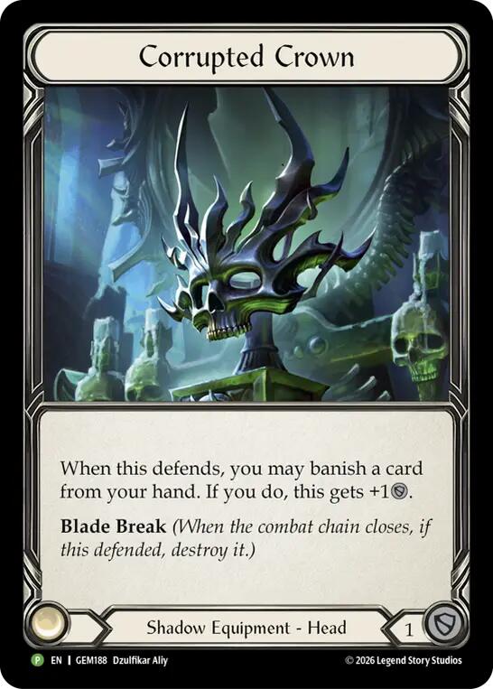 Corrupted Crown (GEM188) [GEM Pack 6] | Boutique FDB TCG