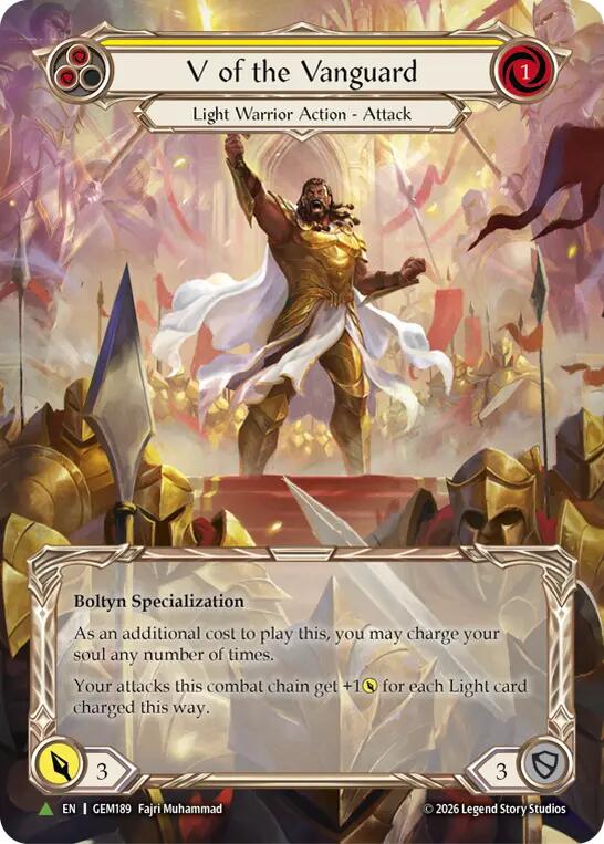 V of the Vanguard (Marvel) (GEM189) [GEM Pack 6] | Boutique FDB TCG