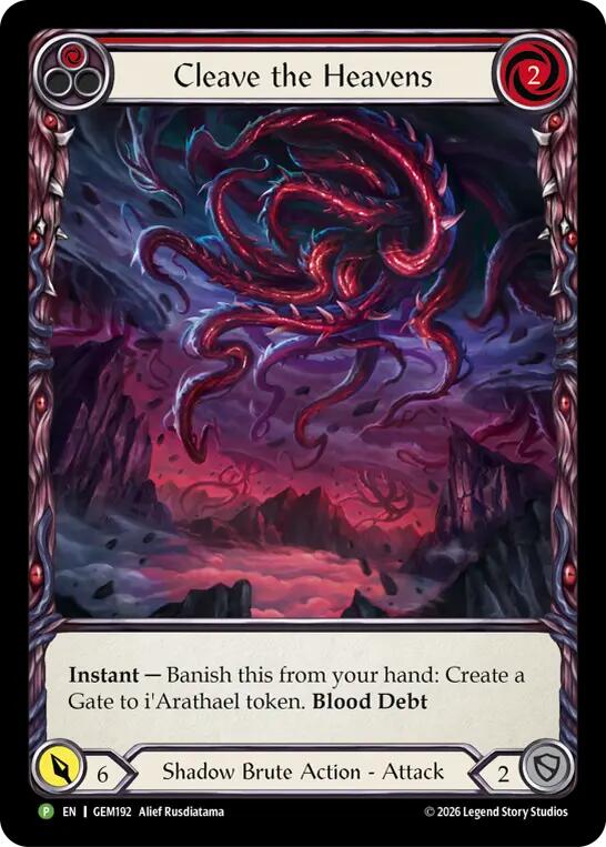 Cleave the Heavens (GEM192) [GEM Pack 6] | Boutique FDB TCG