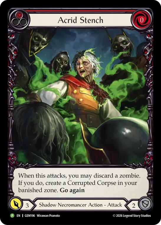 Acrid Stench (GEM196) [GEM Pack 6] | Boutique FDB TCG