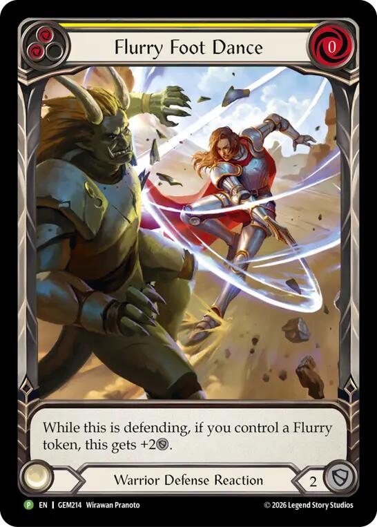 Flurry Foot Dance (GEM214) [GEM Pack 6] | Boutique FDB TCG