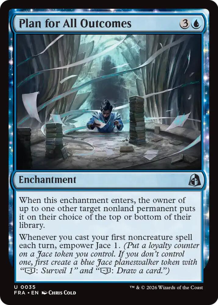 Plan for All Outcomes (35) [Reality Fracture] | Boutique FDB TCG