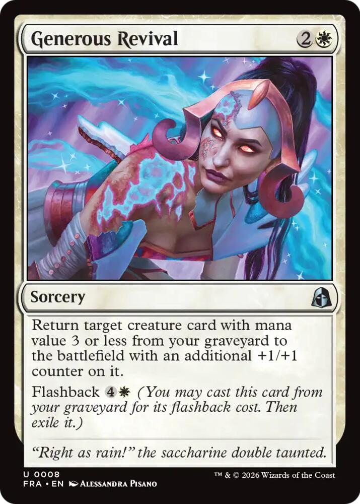 Generous Revival (8) [Reality Fracture] | Boutique FDB TCG
