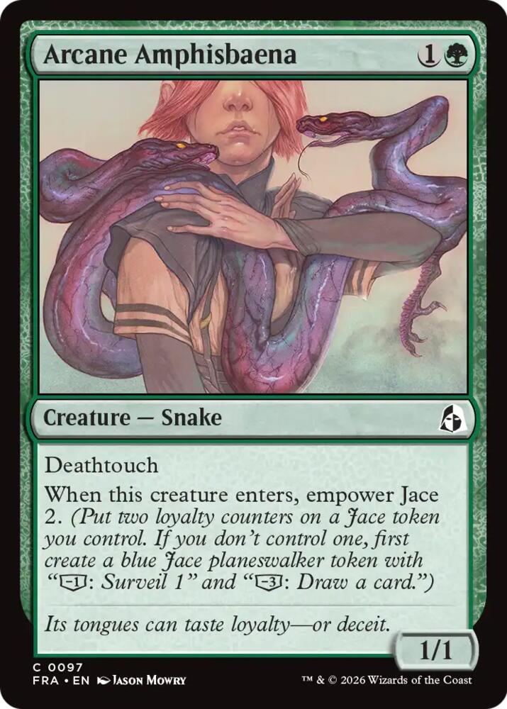 Arcane Amphisbaena (97) [Reality Fracture] | Boutique FDB TCG
