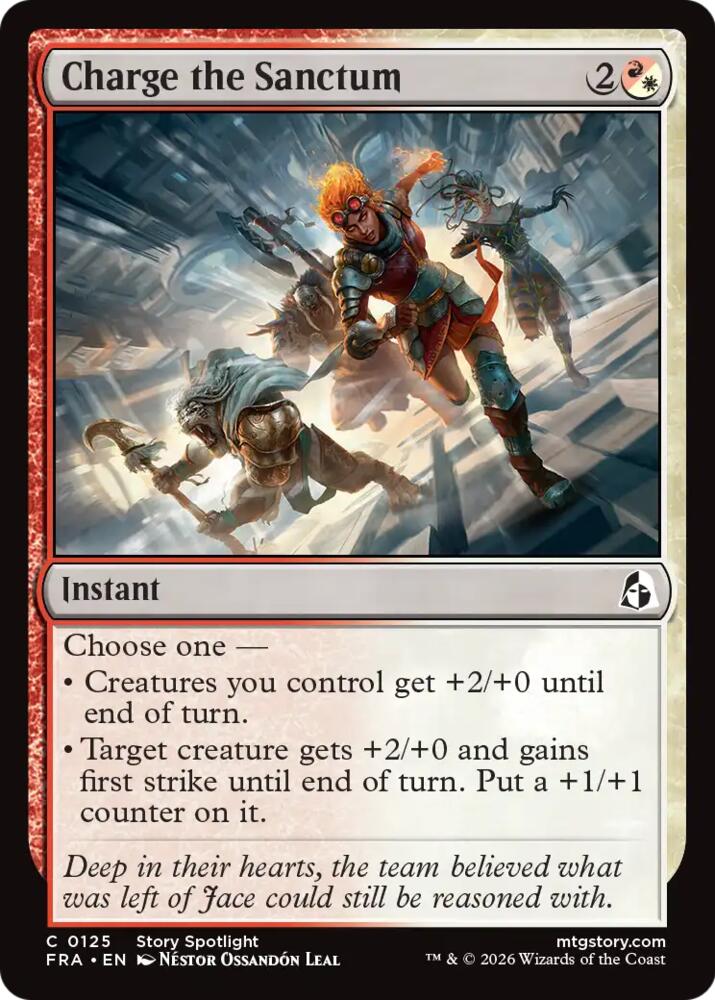 Charge the Sanctum (125) [Reality Fracture] | Boutique FDB TCG