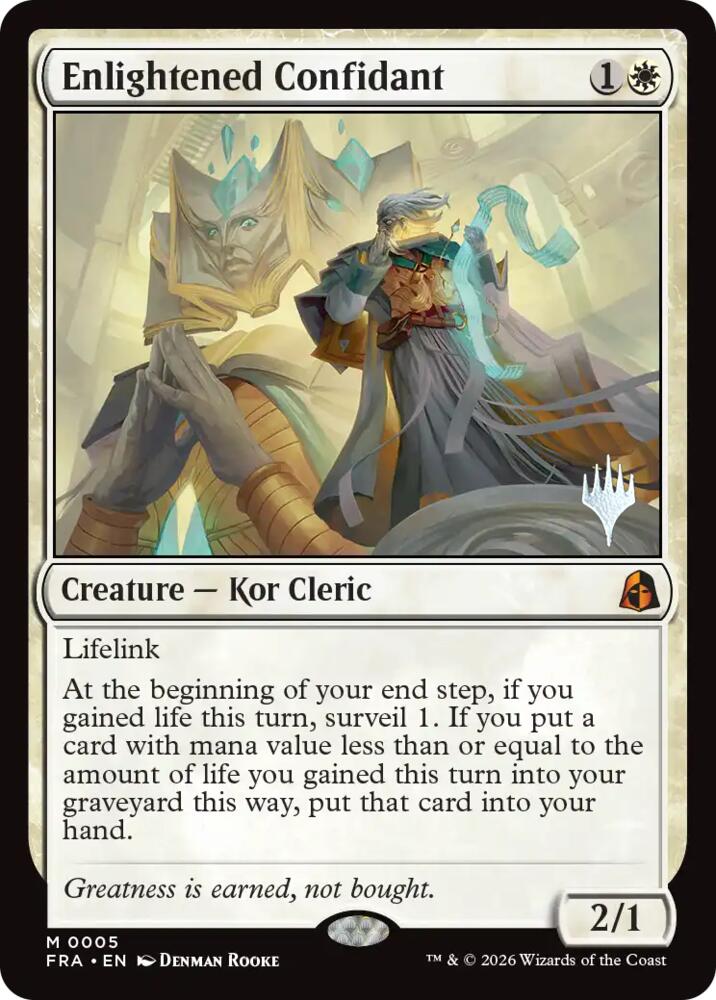 Enlightened Confidant (5) [Reality Fracture Promos] | Boutique FDB TCG