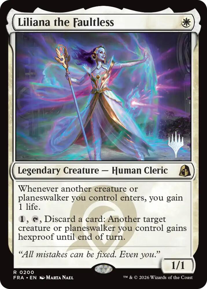 Liliana the Faultless (200) [Reality Fracture Promos] | Boutique FDB TCG