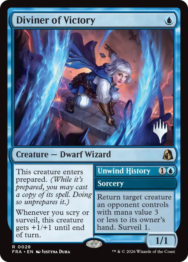 Diviner of Victory (28) [Reality Fracture Promos] | Boutique FDB TCG