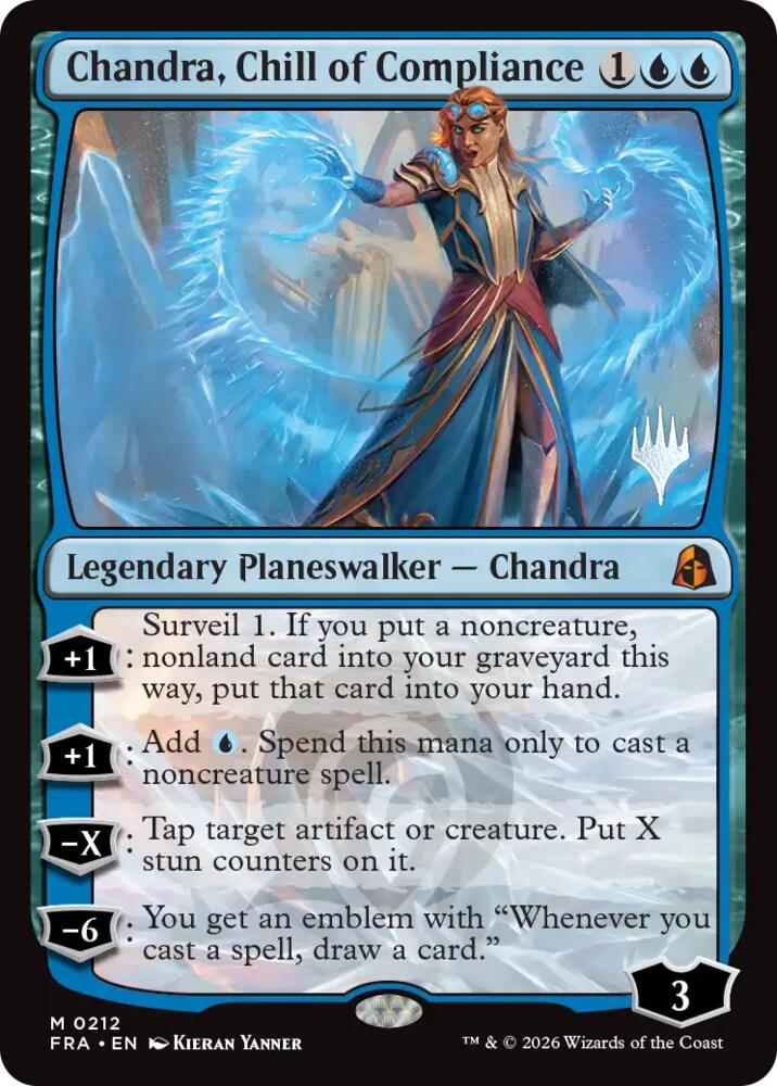 Chandra, Chill of Compliance (212) [Reality Fracture Promos] | Boutique FDB TCG
