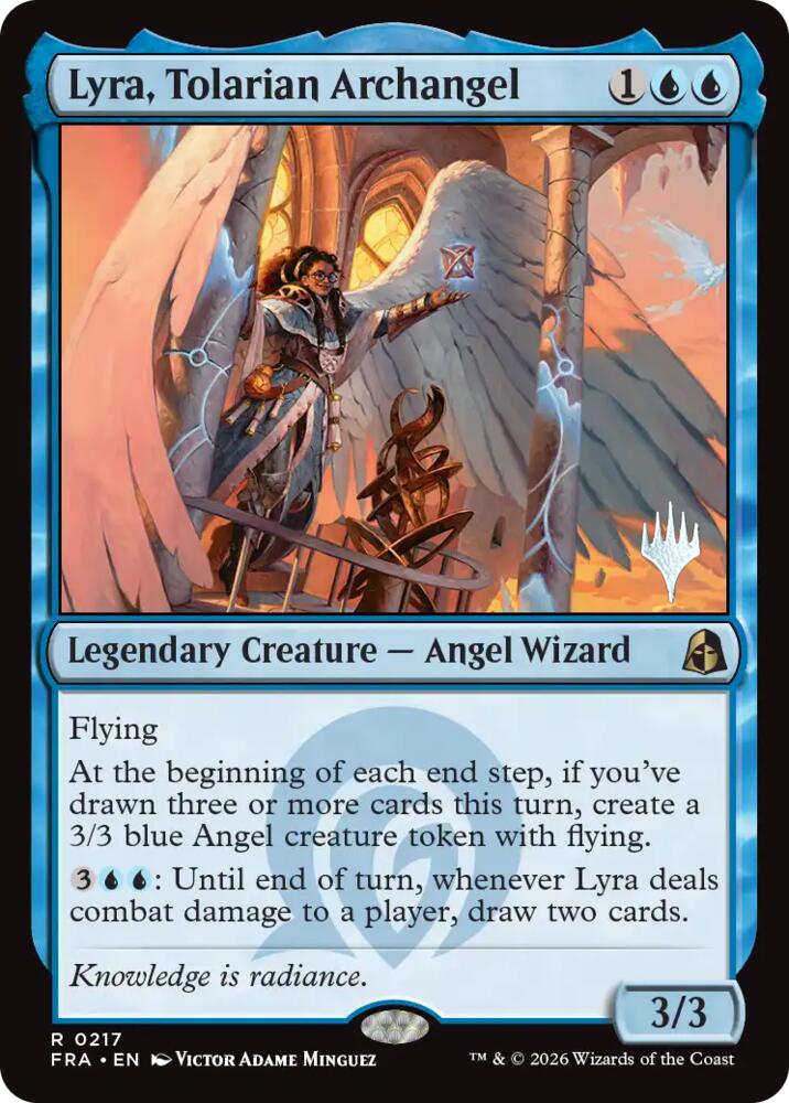 Lyra, Tolarian Archangel (217) [Reality Fracture Promos] | Boutique FDB TCG