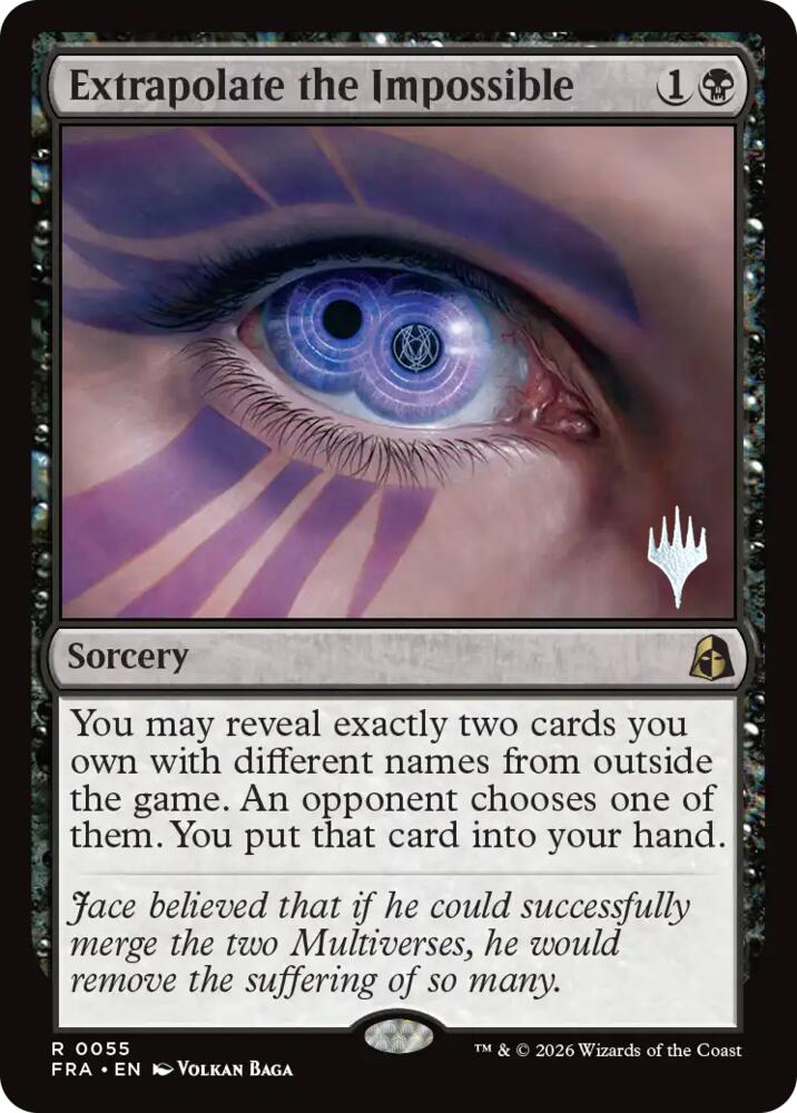 Extrapolate the Impossible (55) [Reality Fracture Promos] | Boutique FDB TCG