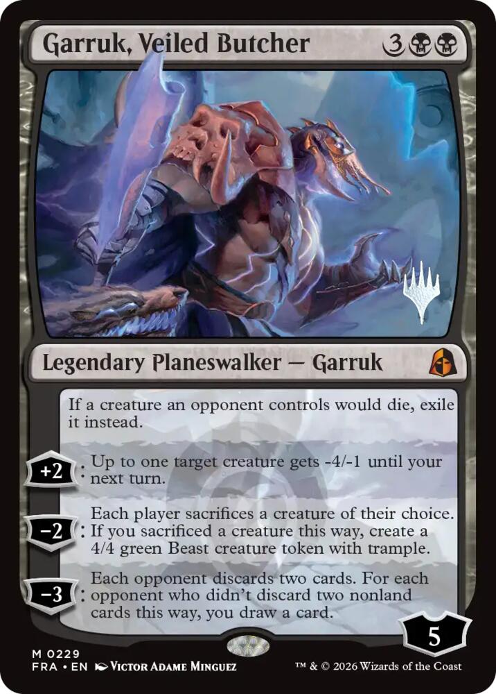 Garruk, Veiled Butcher (229) [Reality Fracture Promos] | Boutique FDB TCG
