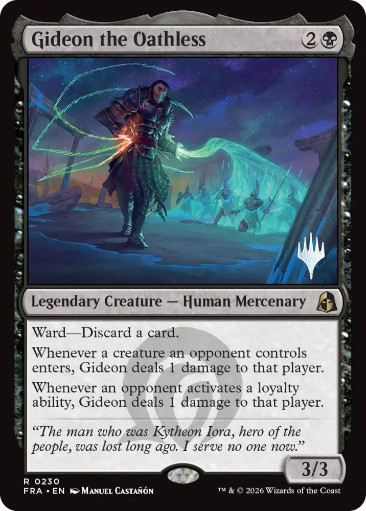 Gideon the Oathless (230) [Reality Fracture Promos] | Boutique FDB TCG