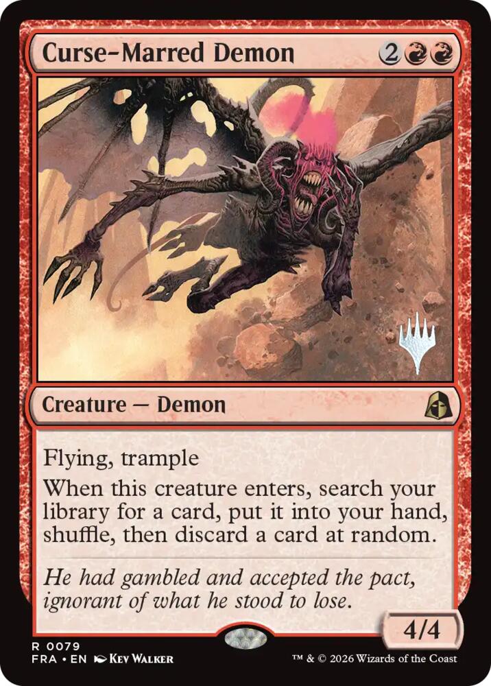 Curse-Marred Demon (79) [Reality Fracture Promos] | Boutique FDB TCG