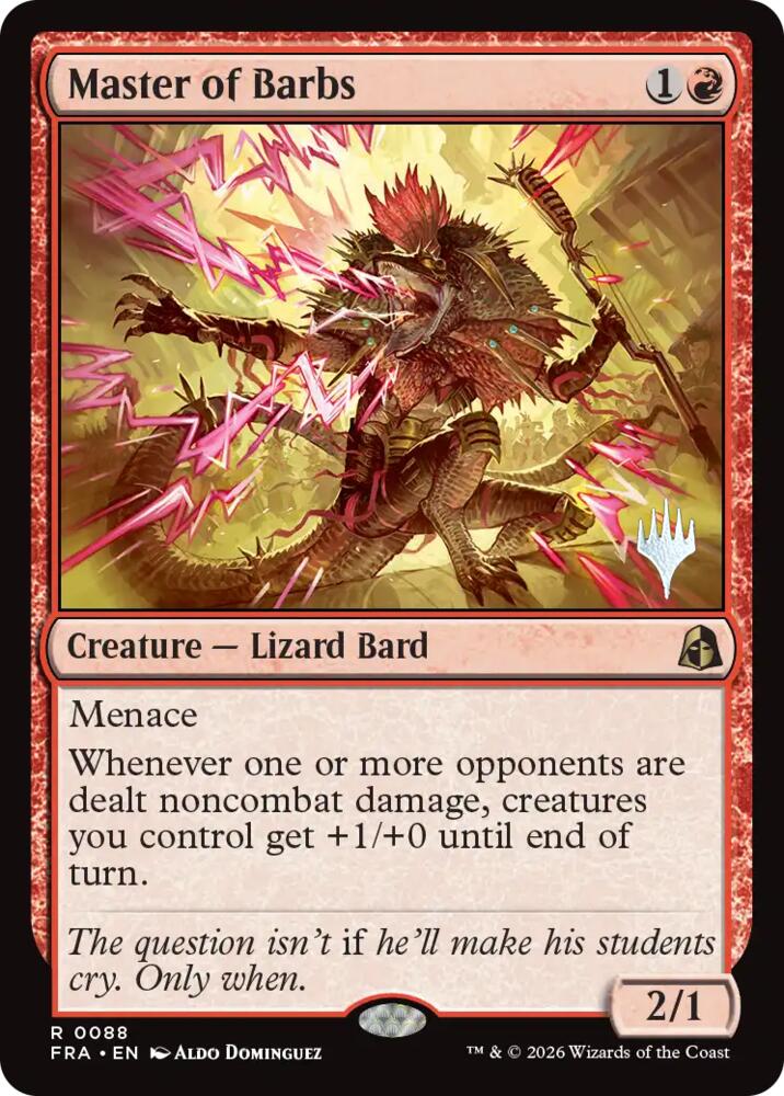 Master of Barbs (88) [Reality Fracture Promos] | Boutique FDB TCG