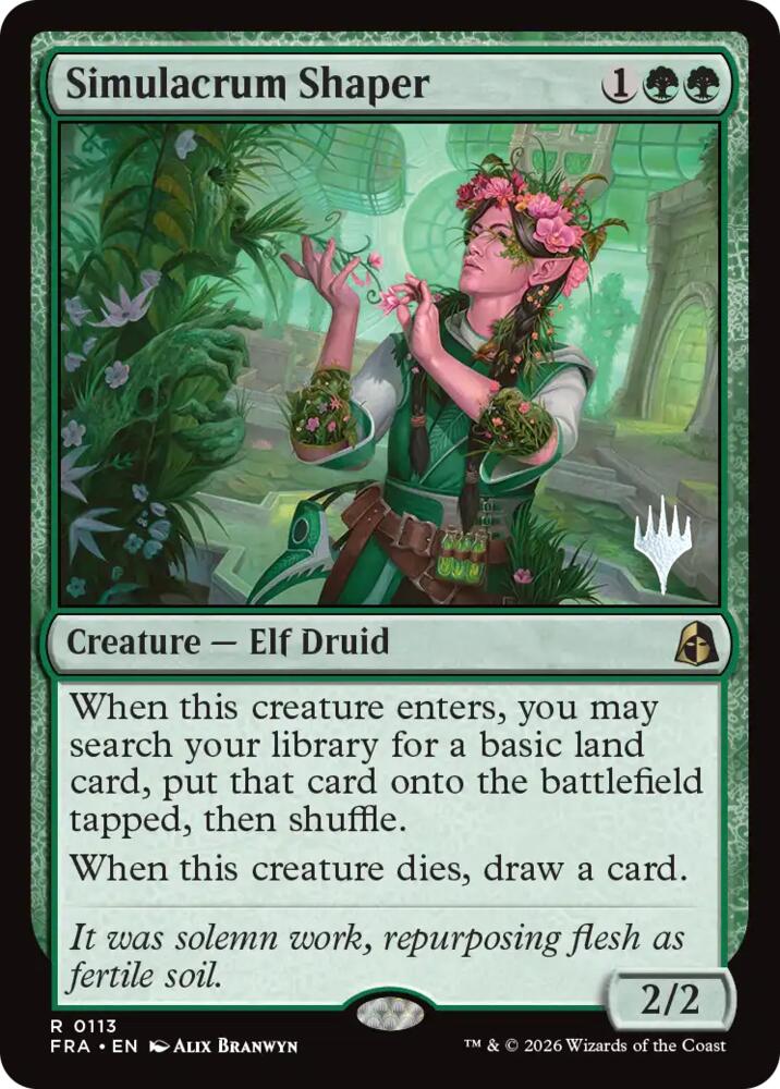 Simulacrum Shaper (113) [Reality Fracture Promos] | Boutique FDB TCG