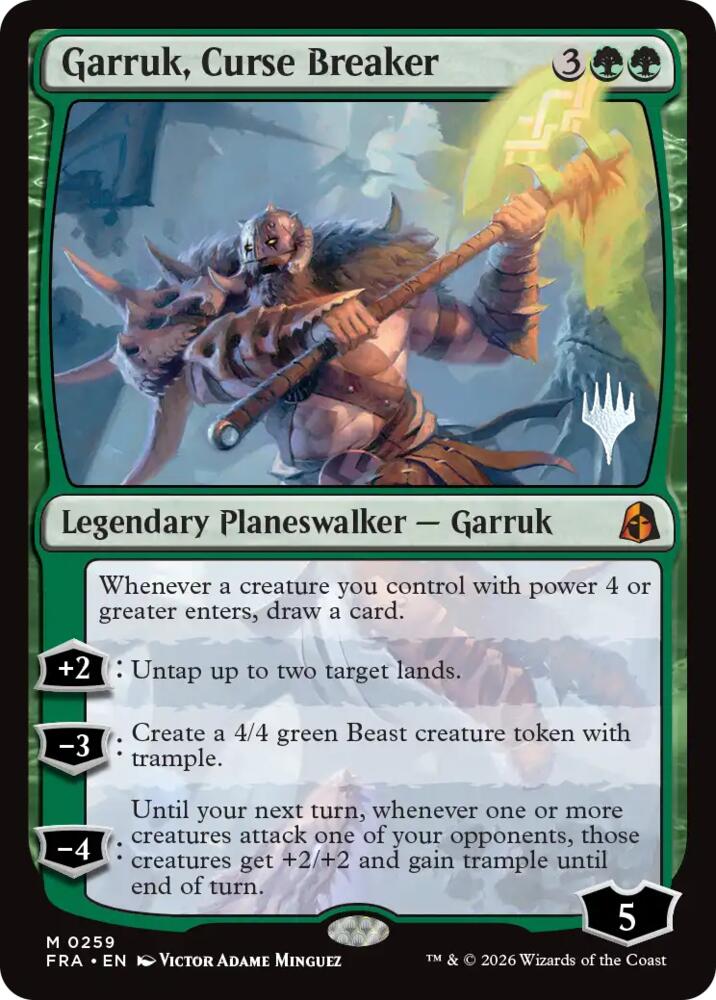 Garruk, Curse Breaker (259) [Reality Fracture Promos] | Boutique FDB TCG