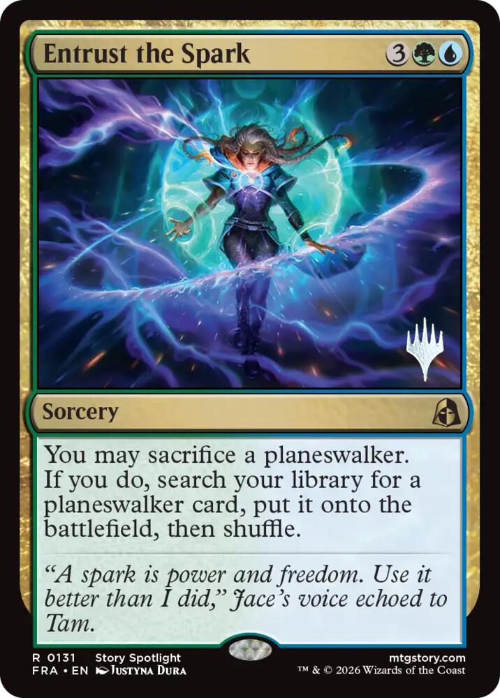 Entrust the Spark (131) [Reality Fracture Promos] | Boutique FDB TCG
