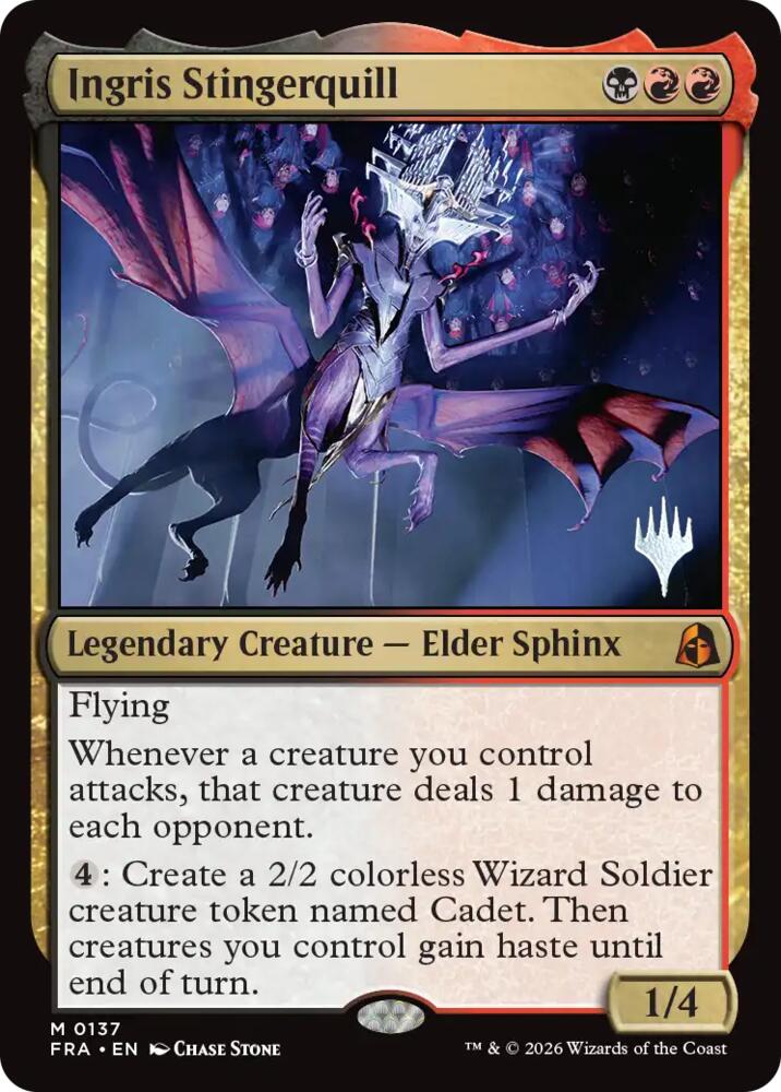 Ingris Stingerquill (137) [Reality Fracture Promos] | Boutique FDB TCG