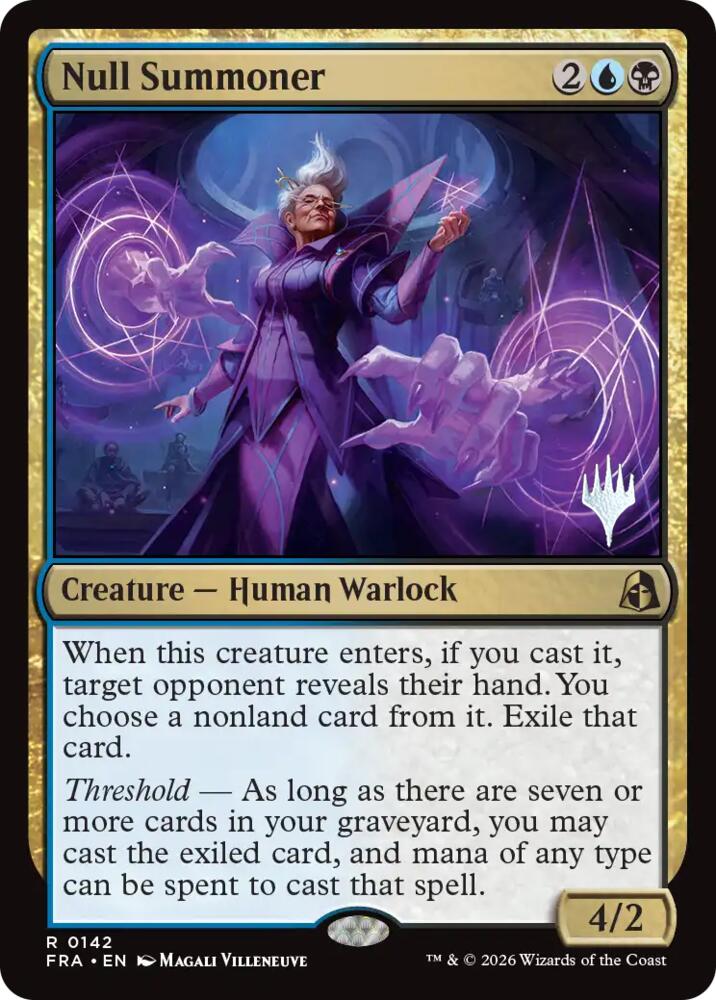 Null Summoner (142) [Reality Fracture Promos] | Boutique FDB TCG