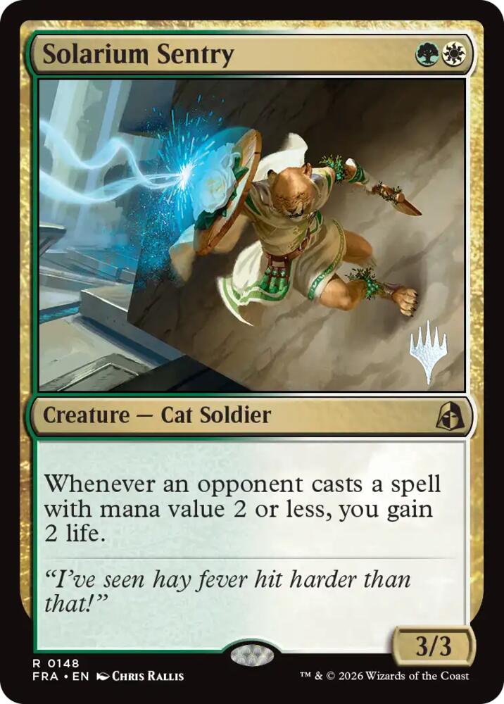 Solarium Sentry (148) [Reality Fracture Promos] | Boutique FDB TCG
