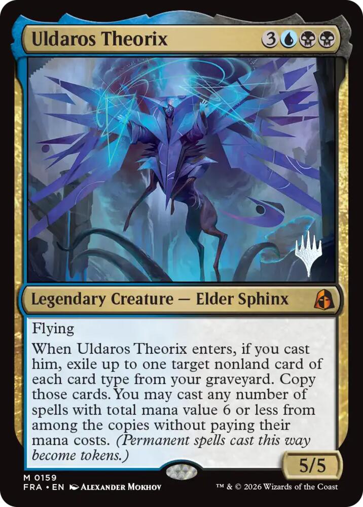 Uldaros Theorix (159) [Reality Fracture Promos] | Boutique FDB TCG