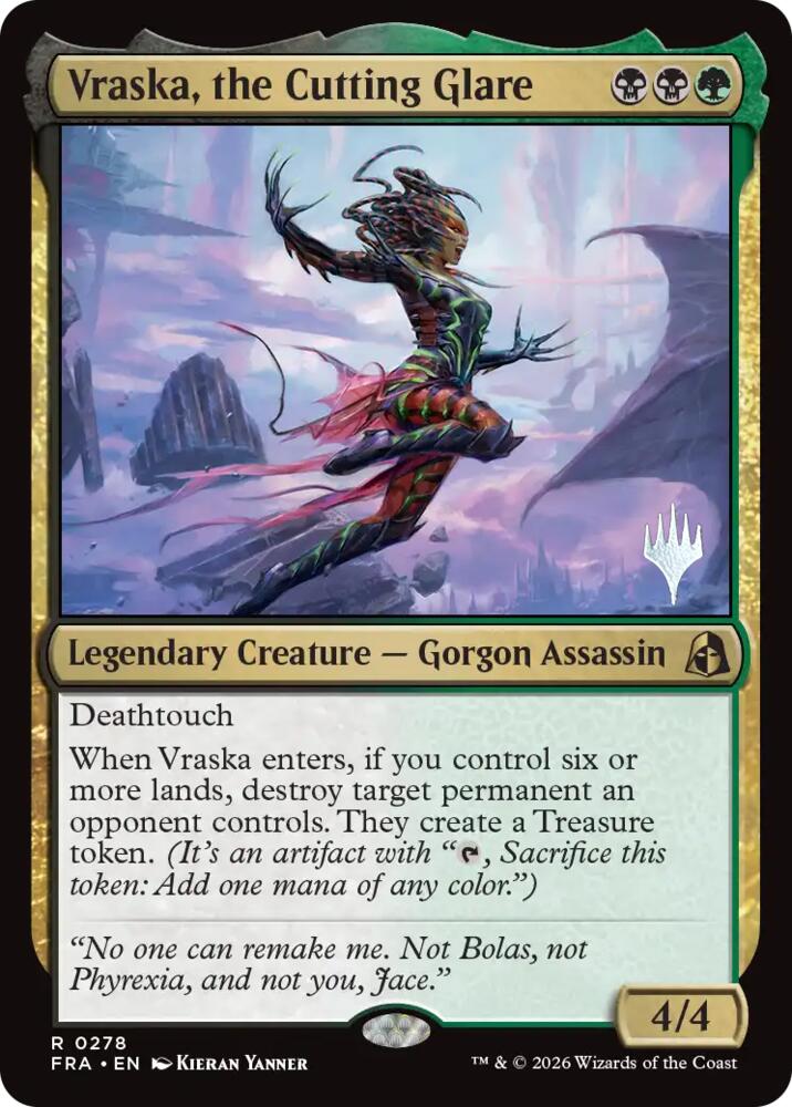 Vraska, the Cutting Glare (278) [Reality Fracture Promos] | Boutique FDB TCG