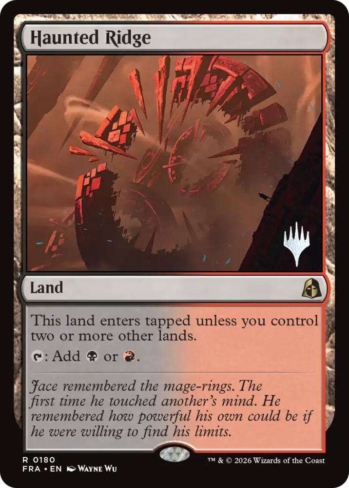 Haunted Ridge (180) [Reality Fracture Promos] | Boutique FDB TCG