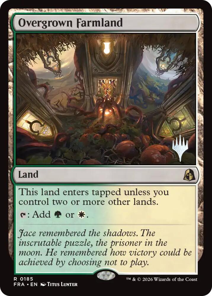 Overgrown Farmland (185) [Reality Fracture Promos] | Boutique FDB TCG