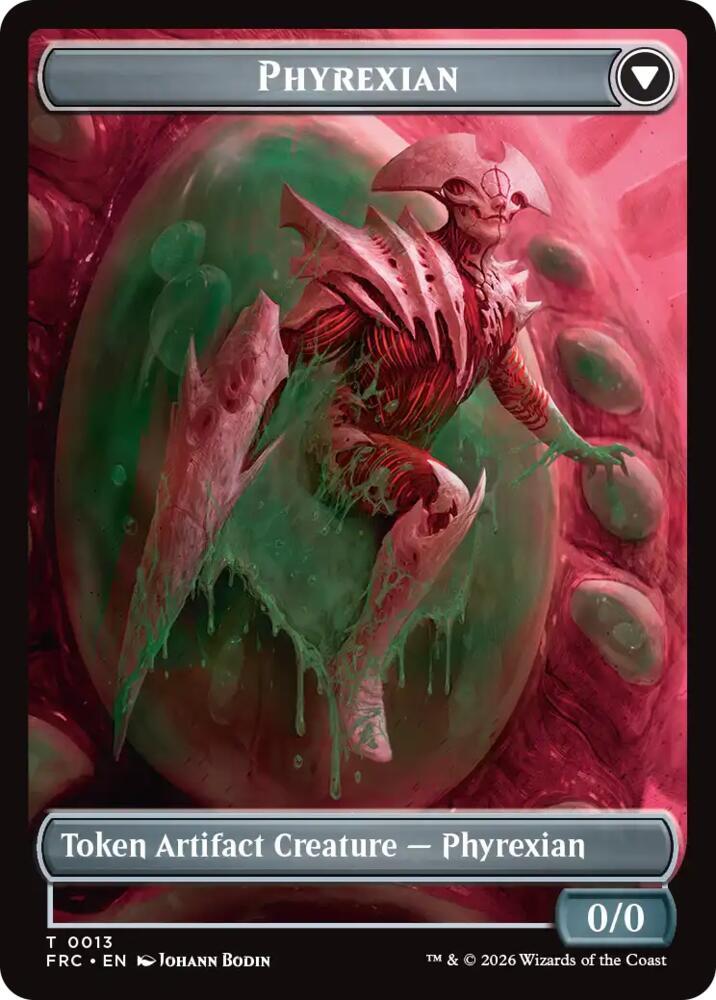 Phyrexian // Incubator Double-Sided Token (13 // 13) [Reality Fracture Commander] | Boutique FDB TCG