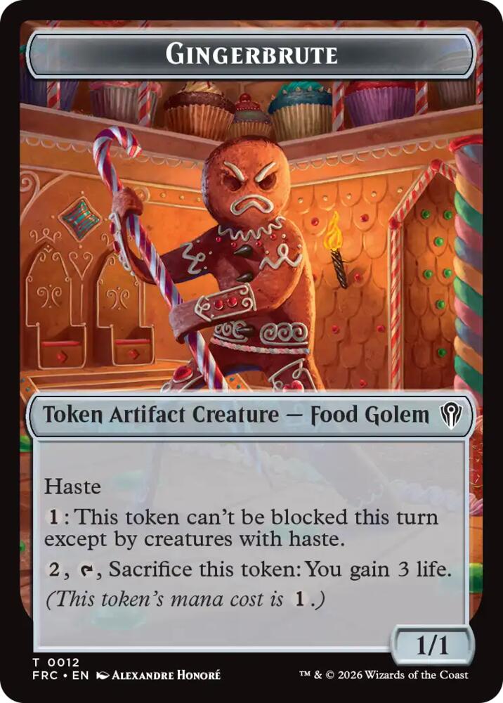 Gingerbrute // Myr Double-Sided Token (12 // 15) [Reality Fracture Commander] | Boutique FDB TCG