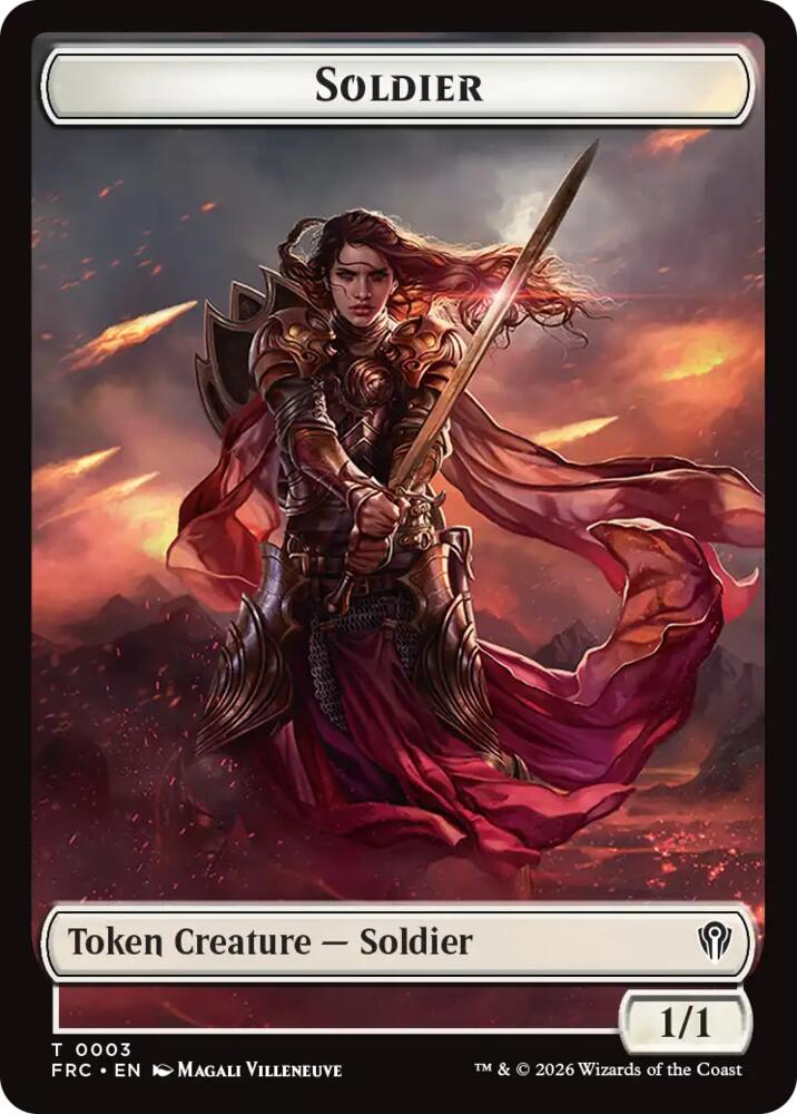 Soldier // Map Double-Sided Token (3 // 14) [Reality Fracture Commander] | Boutique FDB TCG