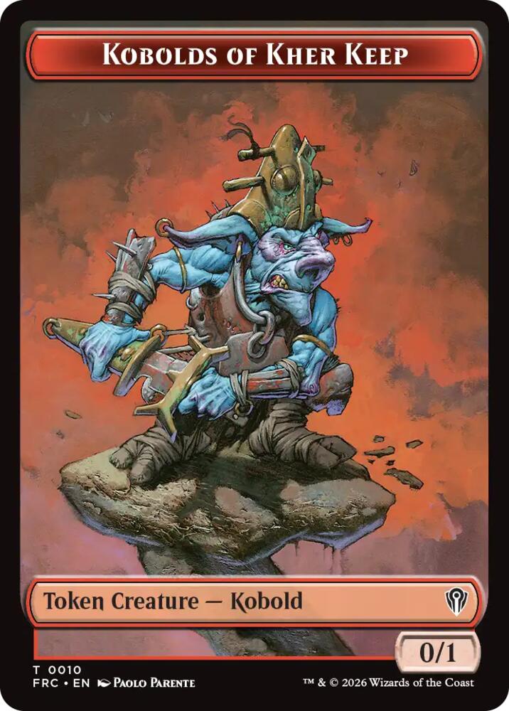 Kobolds of Kher Keep // Phyrexian Mite Double-Sided Token (10 // 16) [Reality Fracture Commander] | Boutique FDB TCG
