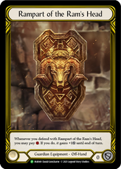 Rampart of the Ram's Head (Golden) [FAB049] (Promo)  Cold Foil | Boutique FDB TCG