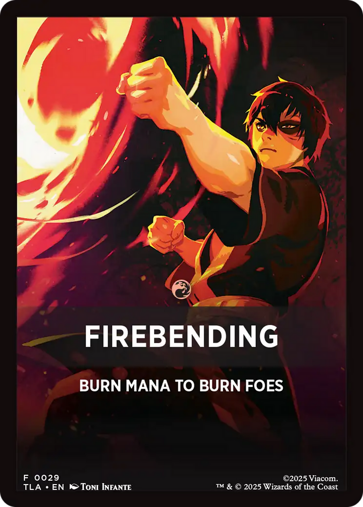 Firebending Theme Card (0029) [Avatar: The Last Airbender Tokens] | Boutique FDB TCG