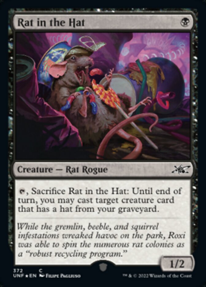 Rat in the Hat (Galaxy Foil) [Unfinity] | Boutique FDB TCG