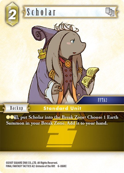 Scholar (FFTA2) [Opus VI] | Boutique FDB TCG