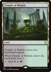 Temple of Malady [Phyrexia: All Will Be One Commander] | Boutique FDB TCG