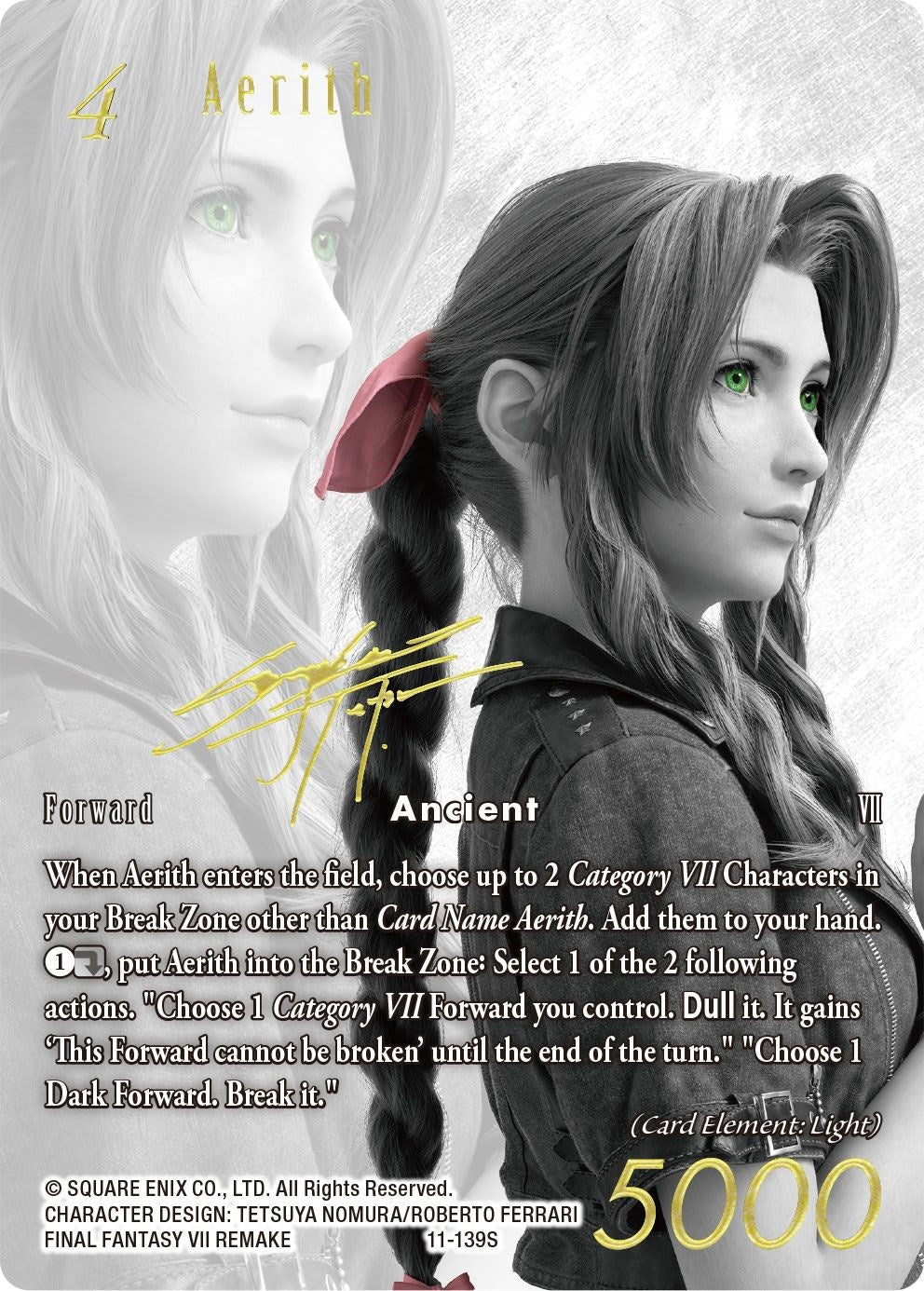 Aerith (Noir Promo) [Promo Cards] | Boutique FDB TCG