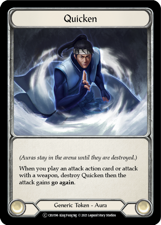 Quicken [U-CRU196-RF] (Crucible of War)  Rainbow Foil | Boutique FDB TCG