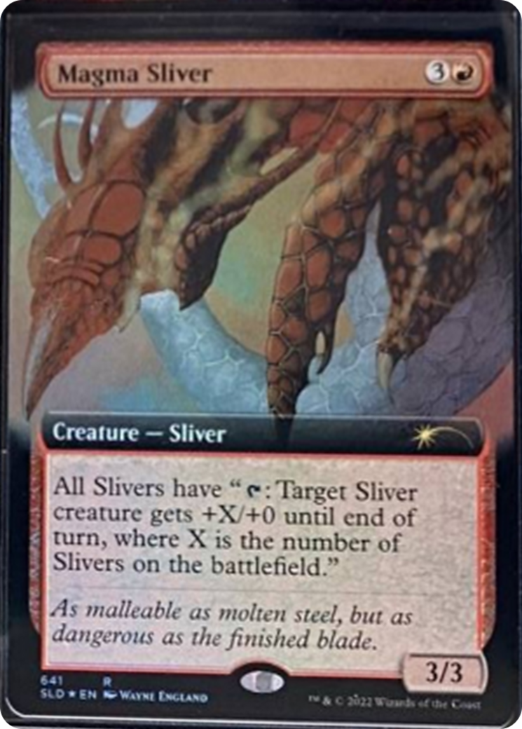Magma Sliver (Extended Art) [Secret Lair Drop Series] | Boutique FDB TCG