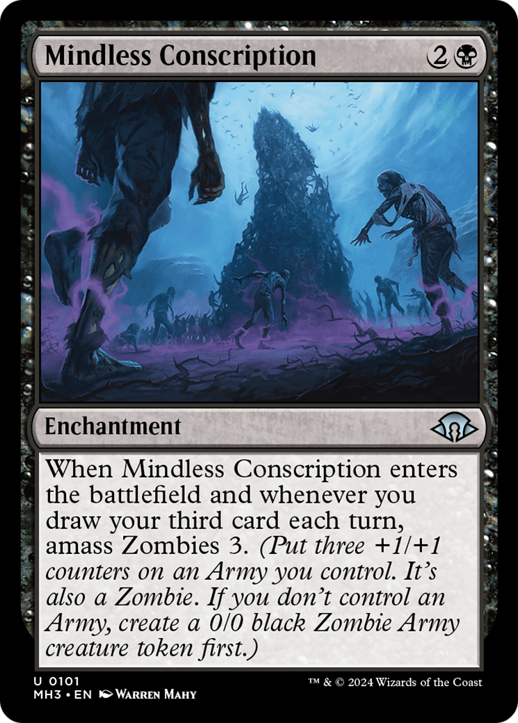 Mindless Conscription [Modern Horizons 3] | Boutique FDB TCG