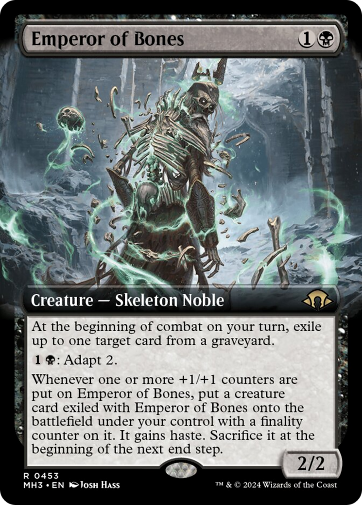 Emperor of Bones (Extended Art) [Modern Horizons 3] | Boutique FDB TCG